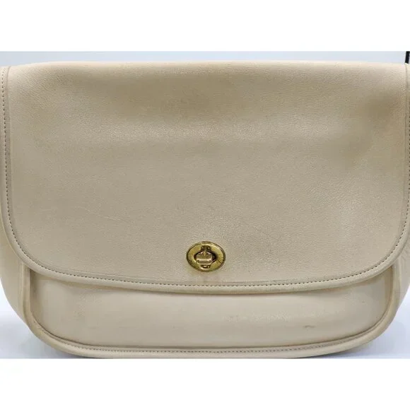 Vintage Coach Women's Bone Leather City Bag 9790 Crossbody Shoulder Bag 2419 - Picture 13 of 13